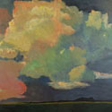 Clouds over low lands 30 x 40, acrylic