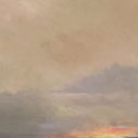 Sunrise on Sunday, Acrylic on canvas, 24 x 48